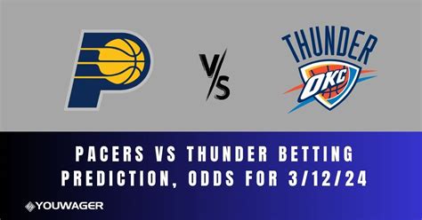 pacers vs thunder prediction sportsbookwire|Pacers vs. Thunder: Prediction, point spread, odds, over/under, pi.